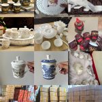 唐山骨瓷网 库存低价处理，餐具两百多套品种多多2