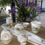 唐山骨质瓷手绘茶具清新文艺日式茶具