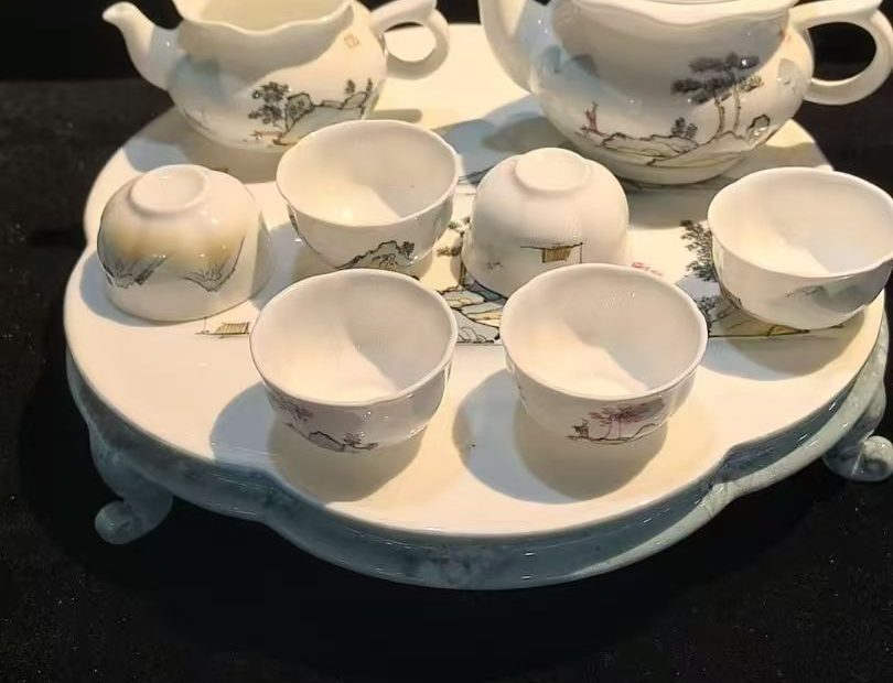 手绘骨质瓷茶具唐山骨瓷餐具骨质瓷茶具